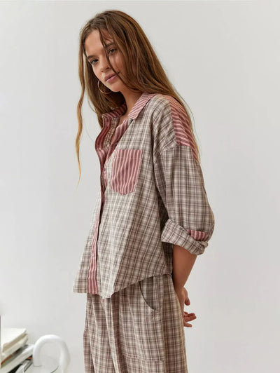 Sandra™ | Bequemes Pyjama-Set