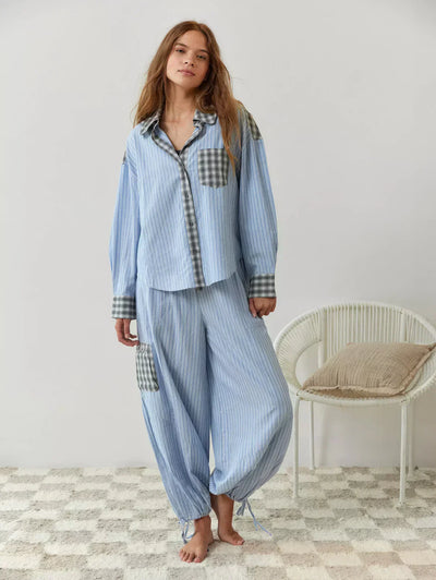 Sandra™ | Bequemes Pyjama-Set