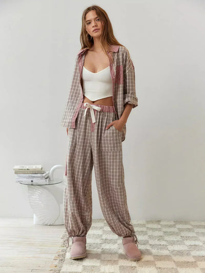 Sandra™ | Bequemes Pyjama-Set